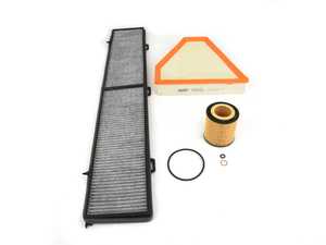ES#4353057 - e9xn52dfKT - Routine Filter Replacement Kit - Includes brand new Hengst Oil, Air Intake, and Cabin filters! - Hengst - BMW