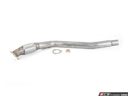 ES#3175279 - 251130R - Performance Stainless 2.5" Downpipe  - High flow, stainless downpipe kit to be used with factory exhaust - Techtonics Tuning - Audi