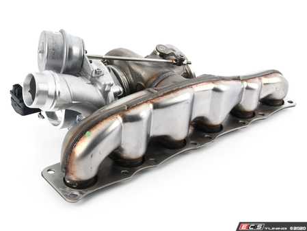 ES#3979393 - 11657636423 - Turbocharger with Exhaust Manifold - Restore performance with this brand new Turbocharger from BorgWarner. - BorgWarner - BMW