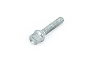 ES#199 - 1255502 - Mercedes Ball Seat Wheel Bolt - Priced Each - 12x1.5x55mm - H&R - Volkswagen Mercedes Benz