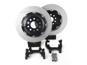 ES#3576187 - 99.10.49B - Floating Rear Rotor 350mm Upgrade Kit - Black Carriers - Increases rotor diameter from 310mm to 350mm without adding weight - Provides better cooling and improved braking torque - Neuspeed - Audi