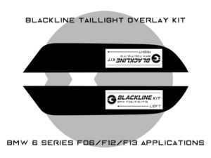 ES#4362134 - f13kit - Blackline Taillight Overlay Kit - F06/F12/F13 - Give your vehicle modern styling for years to last - covers the taillight reverse indicator light only - Goldenwrench Supply Co - BMW