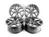 ES#4350016 - 013-4KT1 - 19" Tekniform Style 013 - Staggered Set Of Four - (NO LONGER AVAILABLE) - 19"x8.5"/19"x9.5" ET35/ET43 72.56CB 5x120 - Matte Gunmetal - Tekniform - 