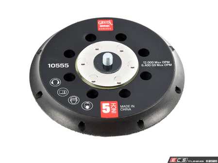 ES#4164029 - 10555 - 5" Vented Orbital Backing Plate (G9) - Griot's 5" pad system transforms your orbital into a paint correcting marvel. Experience smooth operation, the agility to ride the - Griot's - Audi BMW Volkswagen Mercedes Benz MINI Porsche