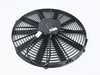 ES#4147300 - 30101516 - Universal 16" Electric Fan - Black - 1469 CFM. High performance puller fan with straight blades. - Spal - Audi BMW MINI