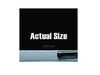 ES#4364511 - ActualSIZE - Actual Size Vinyl Decal Sticker - White  - Add a splash of design anywhere - ECS - MINI