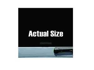 ES#4364511 - ActualSIZE - Actual Size Vinyl Decal Sticker - White  - Add a splash of design anywhere - ECS - MINI