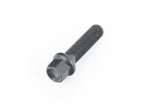 ES#4147710 - 1254502SW - Black Mercedes Ball Seat Wheel Bolt - Priced Each - 12x1.5x45mm - H&R - Volkswagen Mercedes Benz