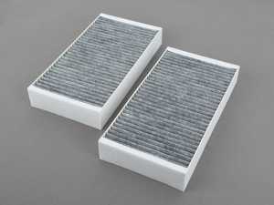 ES#3676830 - 1648300218 - Activated Charcoal Cabin Filters - Set Of Two - Filters the air before it enters the cabin of your vehicle - Hengst - Mercedes Benz