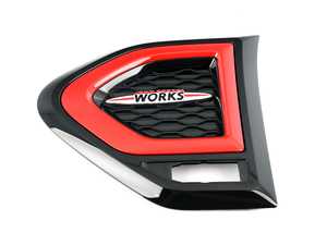 ES#3199300 - 51137414097 - Trim Side Turn Signal JCW - Left  - Mounts to the front quarter panels and holds the signal - Genuine MINI - MINI