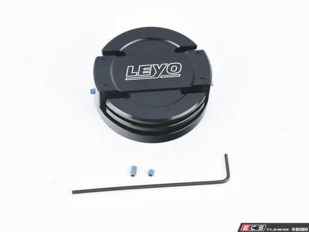 ES#4140294 - L101B - Billet Oil Cap - Overlay - (NO LONGER AVAILABLE) - Billet aluminum overlay to dress up your black plastic cap - LEYO - 