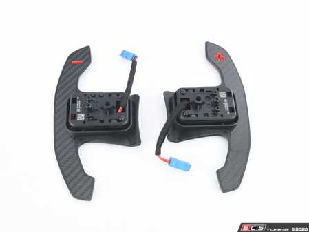 ES#4313038 - 61319501592 - M Performance Carbon Shift Paddles - F8X G80/G82 M3/M4 - Extend the Carbon Trim in your State of the Art M Car! - Genuine BMW - BMW