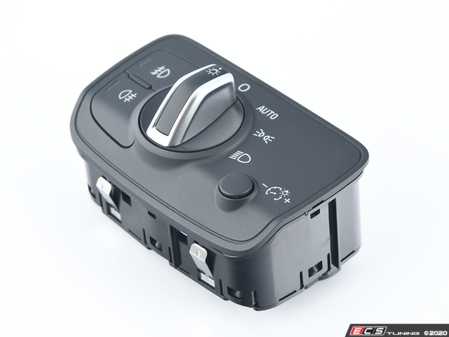 ES#2772285 - 8V0941531AE5PR - Headlight Switch - Sabre (Black)  - Keep your exterior lights operational - Genuine Volkswagen Audi - Audi