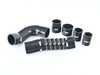 ES#3603515 - FMKT024  - Silicone Boost Hose Kit - Black Hoses - Set of five boost/intercooler hoses to replace the rubber hoses in the boost system - Forge - Audi