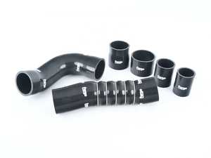 ES#3603515 - FMKT024  - Silicone Boost Hose Kit - Black Hoses - Set of five boost/intercooler hoses to replace the rubber hoses in the boost system - Forge - Audi