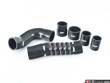 ES#3603515 - FMKT024  - Silicone Boost Hose Kit - Black Hoses - Set of five boost/intercooler hoses to replace the rubber hoses in the boost system - Forge - Audi