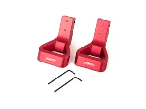 Billet Seat Release Handle Kit - Red Anodized - Pair