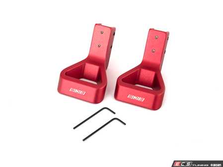 ES#4158793 - 020939ECS01-02KT - Billet Seat Release Handle Kit - Red Anodized - Pair - Upgrade the look, feel and dependability to your manual seat track adjustment handles - ECS - Volkswagen