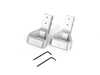 ES#4158794 - 020939ECS01-03KT - Billet Seat Release Handle Kit - Clear Anodized - Pair - Upgrade the look, feel and dependability to your manual seat track adjustment handles - ECS - Volkswagen