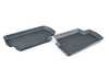 ES#2833309 - 82112406165 - F56 Rear Floor Mat Liners Black - Set - All Weather Floor Mats - Genuine MINI - MINI