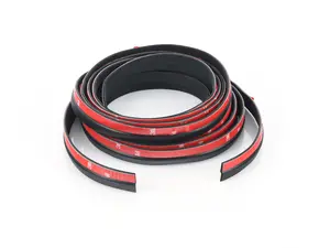 Car Window Edge Rubber Seal Strip Z-Shape Moulding Trim Weatherstrip Black 4M / 13ft