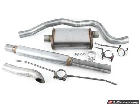 ES#3175715 - 253418TM - 2.5" Aluminized Cat-back for Techtonics Downpipe - Featuring Magnaflow muffler - Techtonics Tuning - Volkswagen