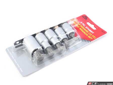 ES#4337593 - CTA8510 - 5 Pc. Stubby Triple Square Set - A must have set for any German car. - CTA Tools - Audi BMW Volkswagen Mercedes Benz MINI Porsche