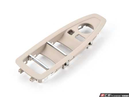 ES#3134405 - 51417403898 - Driver's Side Window Switch Cover - Oyster - Replacement trim for your front driver's side mirror switches - Genuine BMW - BMW