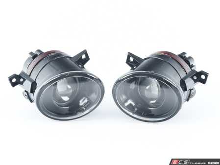 ES#4362045 - 1K0998018 - Projector Fog Light Assembly - Pair - Get increased light output with these plug-n-play projector fog lights - 9006 Bulbs Included - ZiZa - Volkswagen