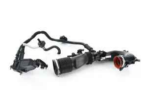 ES#5395261 - 2700900700KT - Crankcase Breather Intake Line Assembly - Breather assembly located between crankcase and valve cover. Price includes a $115.70 refundable core charge. - Genuine Mercedes Benz - Mercedes Benz