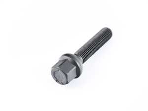 ES#4147711 - 1254702SW - Black Mercedes Ball Seat Wheel Bolt - Priced Each - 12x1.5x47mm - H&R - Volkswagen Mercedes Benz