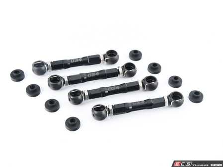 ES#4361374 - 034-401-Z067 - Billet Aluminum Adjustable Lowering Link Kit - The only parts you need to lower your C7! - 034Motorsport - Audi Porsche