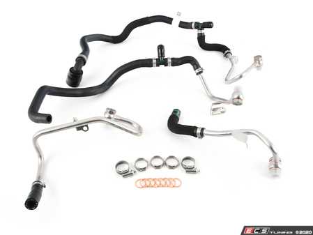 ES#4164762 - 11537577014KT - Turbo Coolant Line Kit  - Includes coolant lines for both turbochargers and hardware - Assembled By ECS - BMW