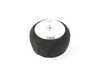 ES#4272239 - L151AC  - LEYO Black Alcantara DSG Shift Knob - Silver Anodized - Replace your worn DSG shift knob with this stylish alcantara alternative - LEYO - Audi Volkswagen
