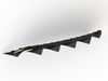 ES#4304907 - 007170LA01-01KT -  MK6 Jetta Facelift Rear Diffuser - Gloss Black - Add aggressive styling with our In-House Engineered Gloss Black Rear Diffuser! - ECS - Volkswagen