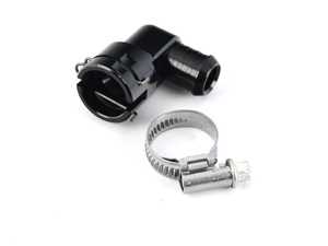 ES#4159348 - VTT-COOLANT-90-1 - N54 Billet 90 Degree Coolant Tank Fitting - Comes with fitting, and 1 clamp. - Vargas Turbo Technologies - BMW