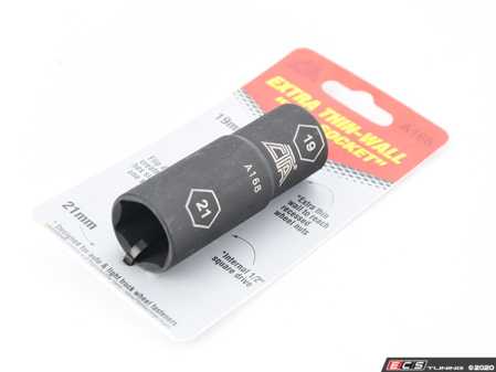 ES#4337905 - CTAA168 - Extra Thin-Wall Impact Flip Socket 19mm x 21mm - Two of the most commonly used sizes - CTA Tools - Audi BMW Volkswagen Mercedes Benz MINI Porsche