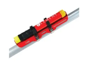 Roll Bar Extinguisher Mount - Hi-Vis Red