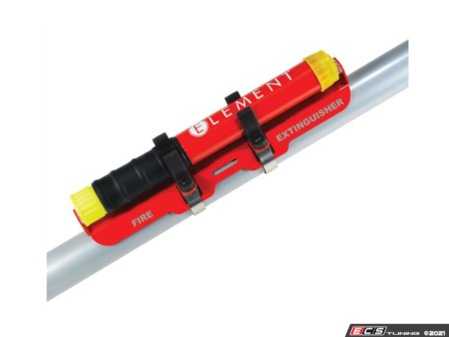 ES#4364577 - ELE-MNT-ROL - Roll Bar Extinguisher Mount - Hi-Vis Red - Keep your E50 Fire extinguisher mounted securely and close by! - Element - Audi BMW Volkswagen Mercedes Benz MINI Porsche