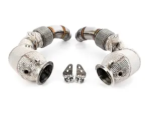 Catted Downpipes with Heatshield For M5/M6 F06/F10/F12/F13