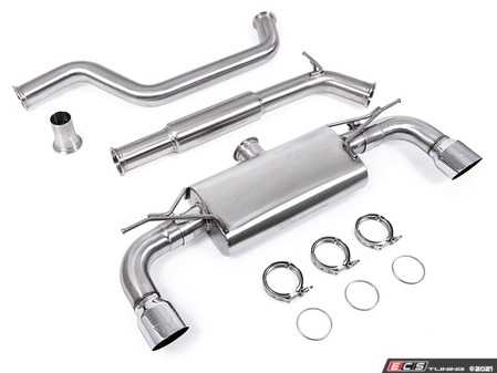 ES#4362397 - UH045-EXA - Unitronic Cat-Back for MK7 & MK7.5 GTI Chrome Tips - Maximum performance, while maintaining a comfortable and unobtrusive exhaust tone inside the cabin. - Unitronic - Volkswagen