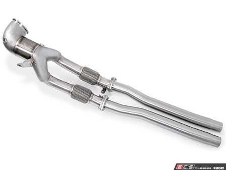 ES#4362393 - UH033-EXA - Unitronic Downpipe w/ Midpipes for 2.5TFSI EVO - Featuring 400 cell high flow catalytic converter - Unitronic - Audi