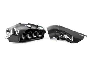 ES#4338348 - E46AD03 - CSL Race Air Box - Twill Weave (2x2) - Gloss Finish - Built-in snorkel Airbox With carbon fiber trumpets. - Karbonius Composites - BMW
