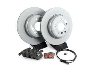 ES#4352534 - 34216864899KT1 - Rear Brake Service Kit - Featuring Zimmermann rotors and ECS EP24 Enthusiast Performance pads. (330x20mm Rotors) - Assembled By ECS - BMW