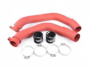 ES#3603624 - SES1116ICPWR - Injen Aluminum Int. Charge Pipe Wrinkle Red - F8X M3/M4 - Swap that plastic charge piping out and build boost the reliable way. - Injen - BMW