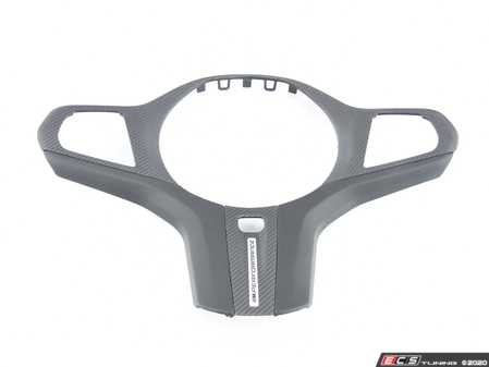 ES#4271602 - 32302471441 - Steering Wheel Cover - Leather/Carbon - Genuine BMW Steering Wheel Trim - Genuine BMW - BMW