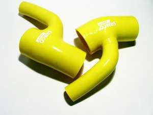 ES#2307 - B5S4SUHK-Y - Samco Upper Intake Hose Kit, Yellow - Sold as matching pair - Samco - Audi