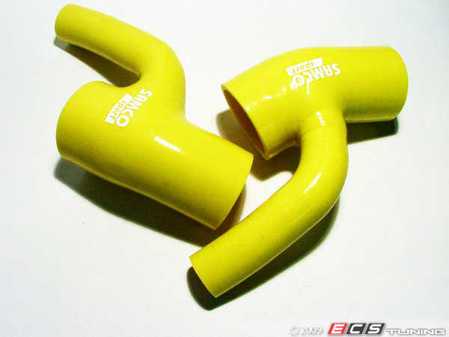 ES#2307 - B5S4SUHK-Y - Samco Upper Intake Hose Kit, Yellow - Sold as matching pair - Samco - Audi