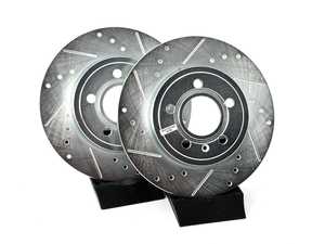ES#3154997 - EBR1006XPR - Rear Drilled & Slotted Brake Rotors - Pair (288x12) - Take your stopping power too a new level! - Power Stop - Audi