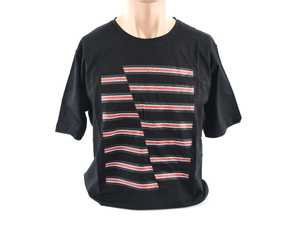 ES#3442688 - 80142454524 - MINI JCW MEN'S STRIPES T-SHIRT BLACK / XXL	 - Show your JCW style with this shirt - Genuine MINI - MINI